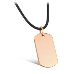 Collier En Céramique Tungstène De Forme Carrée Pour Femme, Complet Avec Spécifications