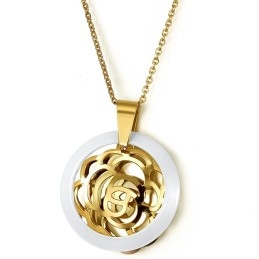 Collier En Céramique Tungstène Pour Femme De Qualité Stable