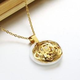 Collier En Céramique Tungstène Pour Femme De Qualité Stable
