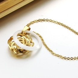Collier En Céramique Tungstène Pour Femme De Qualité Stable