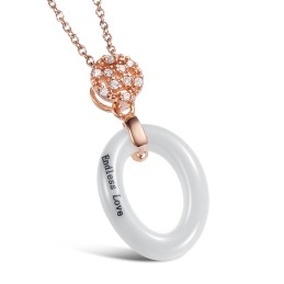 Collier En Céramique Tungstène Pour Femme, Grande Variété