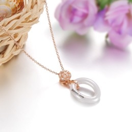 Collier En Céramique Tungstène Pour Femme, Grande Variété