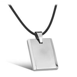 Collier En Céramique Tungstène Cubique Pour Homme De Haute Qualité