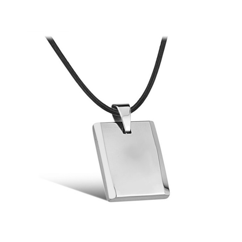 Collier En Céramique Tungstène Cubique Pour Homme De Haute Qualité Collier En Céramique Tungstène Cubique Pour Homme De Haute Qualité