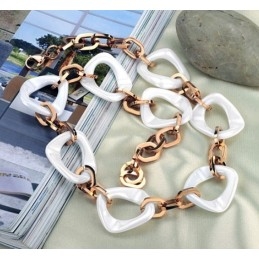 Collier En Céramique Tungstène Plaqué Or Rose, Qualité Et Quantité Garanties