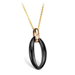 Collier En Céramique Tungstène Pour Femme Facile À Utiliser