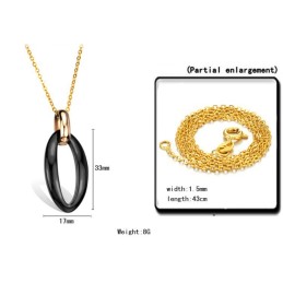 Collier En Céramique Tungstène Pour Femme Facile À Utiliser