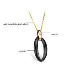 Collier En Céramique Tungstène Pour Femme Facile À Utiliser