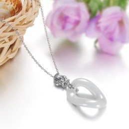Collier En Céramique Tungstène De Haute Qualité Pour Femme Avec Police O