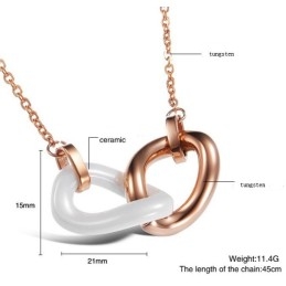 Collier En Céramique Tungstène D'Excellente Qualité