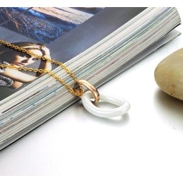 Collier En Céramique Tungstène Pour Femme De Qualité Stable