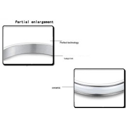 Bracelet En Céramique Tungstène Blanc Pour Homme, De Réputation Fiable