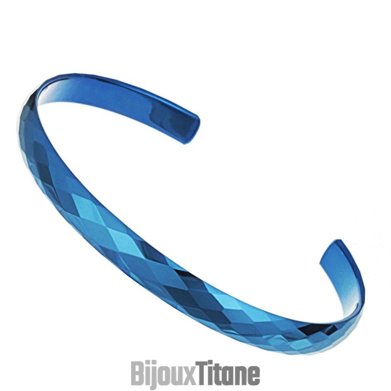 Bracelet Jonc En Céramique Tungstène Bleu À Performance Fiable Bracelet Jonc En Céramique Tungstène Bleu À Performance Fiable