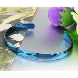 Bracelet Jonc En Céramique Tungstène Bleu À Performance Fiable
