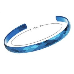 Bracelet Jonc En Céramique Tungstène Bleu À Performance Fiable