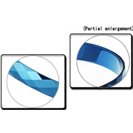 Bracelet Jonc En Céramique Tungstène Bleu De Qualité Stable