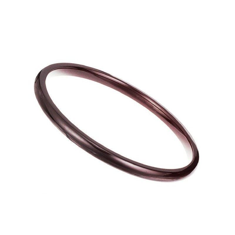 Bracelet Jonc En Céramique Tungstène Marron Pour Femme, Grande Variété Bracelet Jonc En Céramique Tungstène Marron Pour Femme, Grande Variété