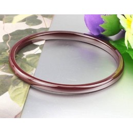 Bracelet Jonc En Céramique Tungstène Marron Pour Femme, Grande Variété