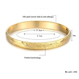 Bracelet Plaqué Or 18 Carats Pour Femme, Qualité Et Quantité Garanties