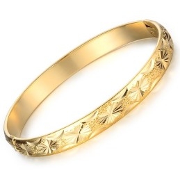 Bracelet Élégant Plaqué Or 18 Carats Pour Femme De Haute Qualité