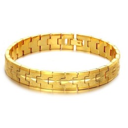 Bracelet Femme Plaqué Or 18 Carats De Haute Qualité
