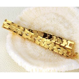 Bracelet Femme Plaqué Or 18 Carats De Haute Qualité