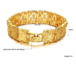 Bracelet Féminin Plaqué Or 18 Carats De Renommée Mondiale