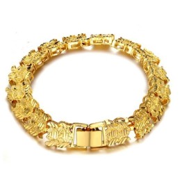 Bracelet Femme Plaqué Or 18 Carats De Haute Qualité
