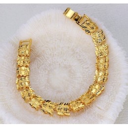 Bracelet Femme Plaqué Or 18 Carats De Haute Qualité