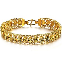 Bracelet Plaqué Or 18 Carats Pour Femme, De Qualité Stable