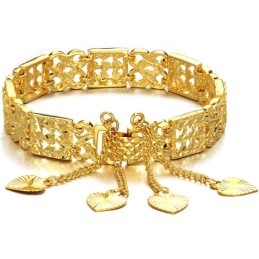 Bracelet Plaqué Or 18 Carats Pour Femme, Durable Et Résistant
