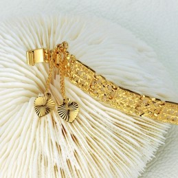 Bracelet Plaqué Or 18 Carats Pour Femme, Durable Et Résistant