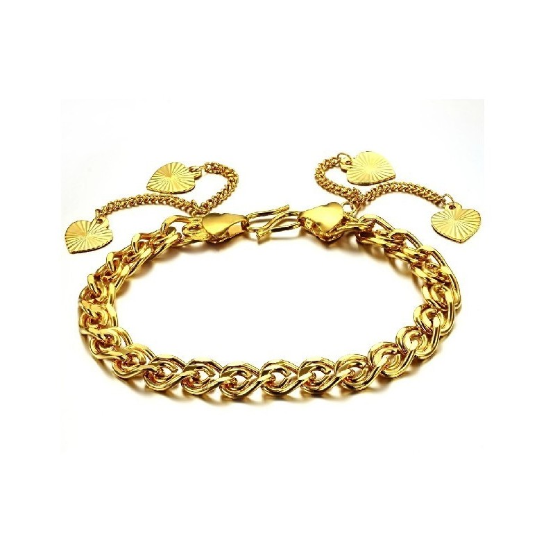 Bracelet Plaqué Or 18 Carats Pour Femme, Qualité Et Quantité Garanties Bracelet Plaqué Or 18 Carats Pour Femme, Qualité Et Quantité Garanties