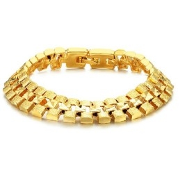 Bracelet Plaqué Or 18 Carats Pour Femme, Facile À Utiliser