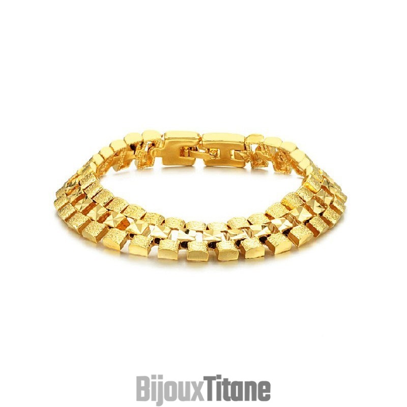 Bracelet Plaqué Or 18 Carats Pour Femme, Facile À Utiliser