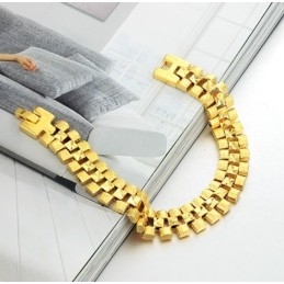 Bracelet Plaqué Or 18 Carats Pour Femme, Facile À Utiliser