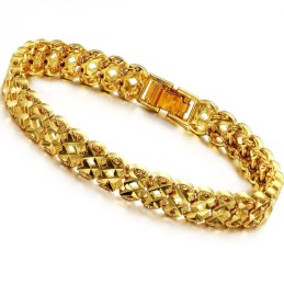 Bracelet Plaqué Or 18 Carats Pour Femme, De Réputation Fiable
