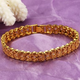 Bracelet Plaqué Or 18 Carats Pour Femme, De Réputation Fiable