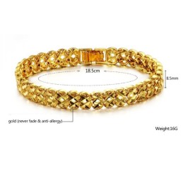 Bracelet Plaqué Or 18 Carats Pour Femme, De Réputation Fiable