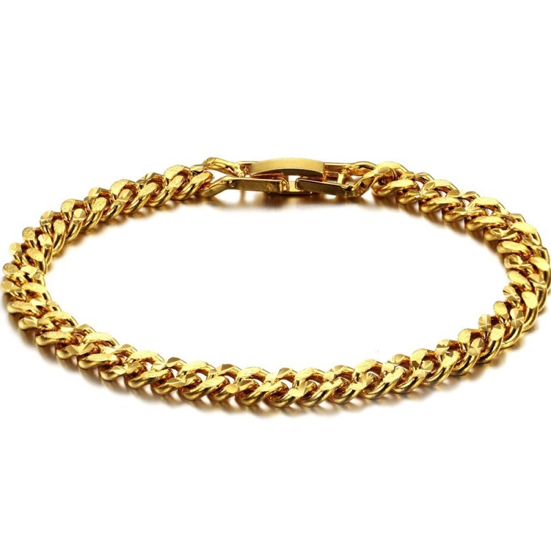 Bracelet Plaqué Or 18 Carats Pour Femme, De Qualité Fiable Bracelet Plaqué Or 18 Carats Pour Femme, De Qualité Fiable