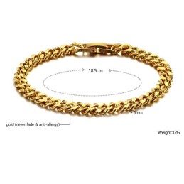 Bracelet Plaqué Or 18 Carats Pour Femme, De Qualité Fiable