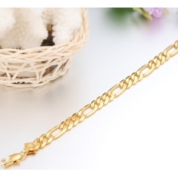 Bracelet Plaqué Or 18 Carats Pour Homme, Facile À Utiliser