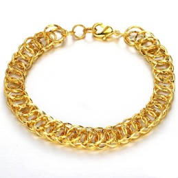 Bracelet Femme Plaqué Or 18 Carats De Haute Qualité