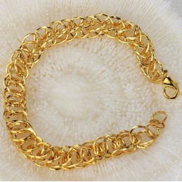Bracelet Femme Plaqué Or 18 Carats De Haute Qualité