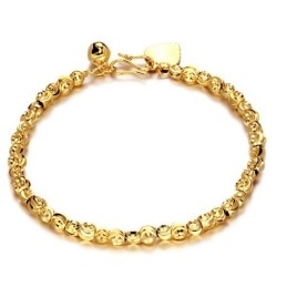 Bracelet Plaqué Or 18 Carats Pour Femme, Qualité Et Quantité Garanties