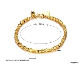 Bracelet Plaqué Or 18 Carats Pour Femme, Qualité Et Quantité Garanties
