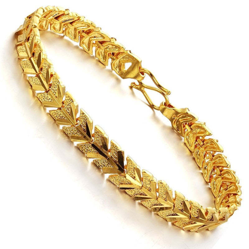 Bracelet Plaqué Or 18 Carats Pour Femme, Complet Avec Spécifications Bracelet Plaqué Or 18 Carats Pour Femme, Complet Avec Spécifications