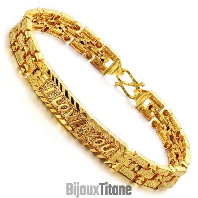 Bracelet Femme Plaqué Or 18 Carats De Haute Qualité Bracelet Femme Plaqué Or 18 Carats De Haute Qualité