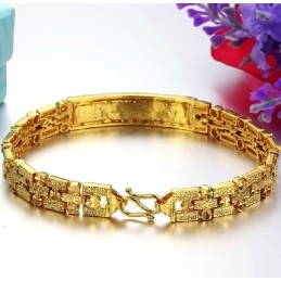 Bracelet Femme Plaqué Or 18 Carats De Haute Qualité