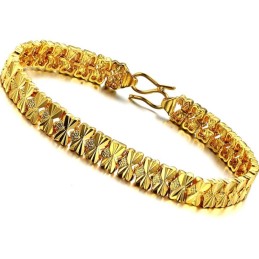 Bracelet Plaqué Or 18 Carats Pour Femme, Durable Et Résistant